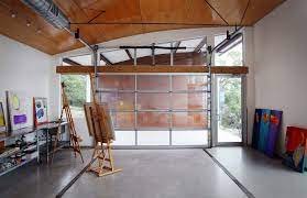 art studio in a garage