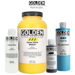 Golden acrylic paints